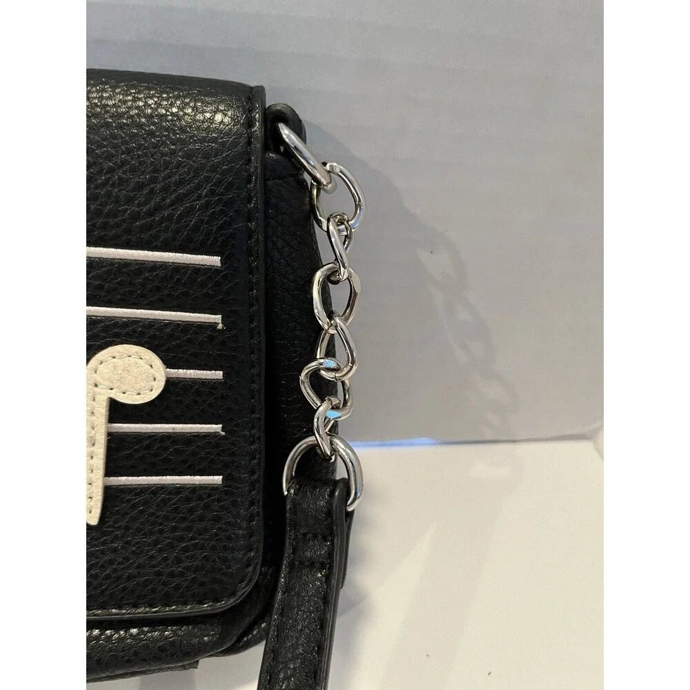 Charming Charlie Music Note Black Small Crossbody Purse - Picture 3 of 11
